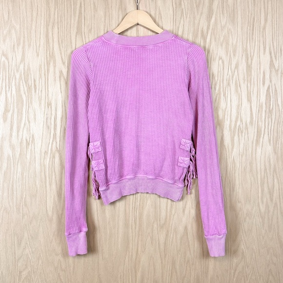 Free People Cropped Interlaken Thermal Top - Picture 7 of 9